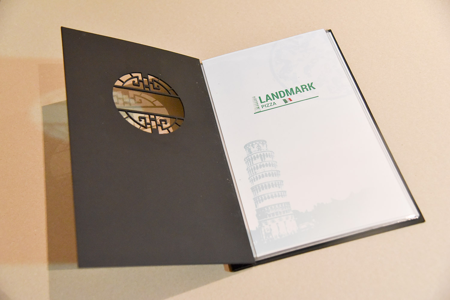 Hardcover Restaurant Menus Printing