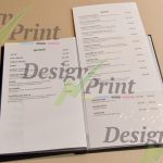 精裝餐廳菜單印刷 Hardcover Restaurant Menus Printing