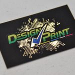 Scodix Business Cards with Velvet Laminate Printing