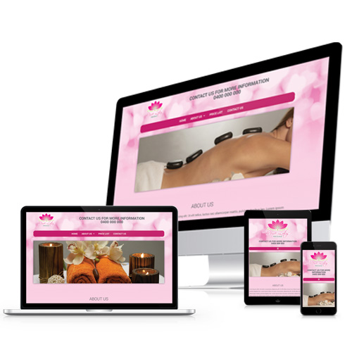 massage website