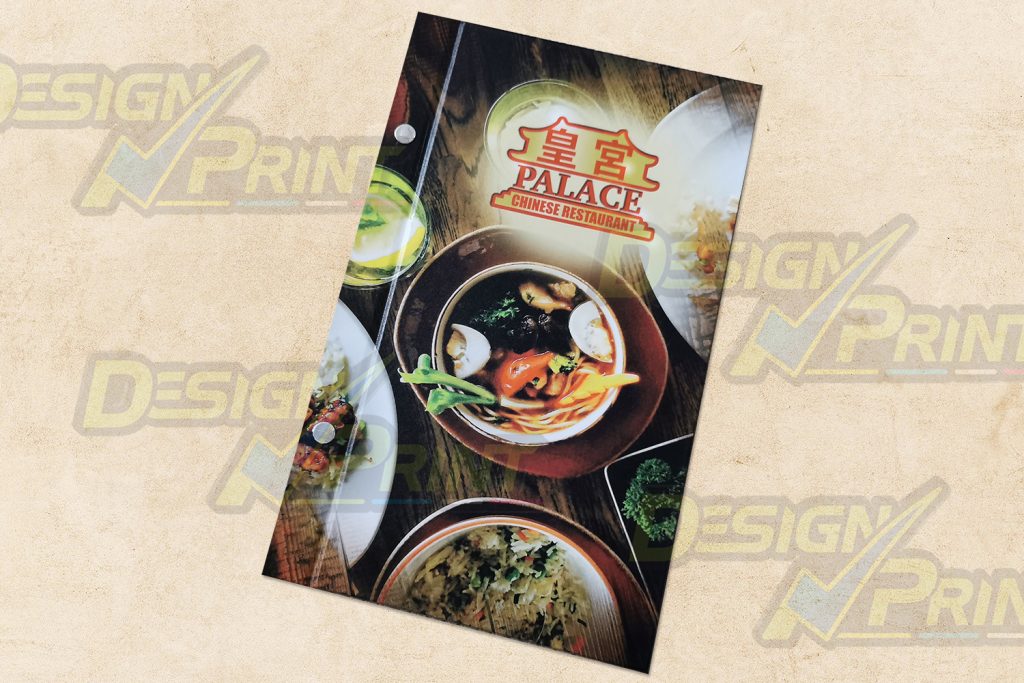 Custom made Hardcover Restaurant Menus Link