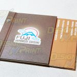 Custom Made Stylish Hardcover Table Menus