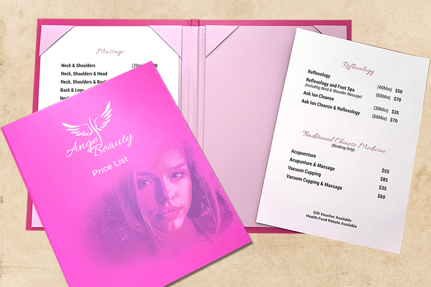 Hardcover with Corners Panel Menus Web